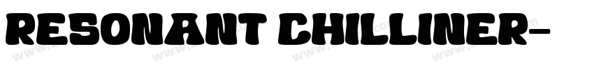 Resonant Chilliner字体转换